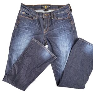 Lucky Brand Sofia Boot Ankle Jeans Womens 8/29 Dark Wash Mid Rise Bootcut Denim